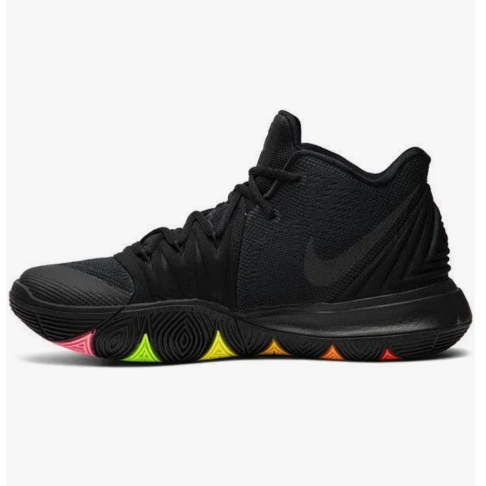 Rare Black Nike Sneakers with Multicolor Sole